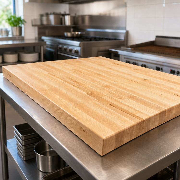 Product image #3 for Boos Block Northern Hard Rock Maple Blended Edge Grain Kitchen Countertop, 96 x 36 x 1-1/2 Inches, No Backsplash, Penetrating Oil Finish