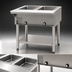 Thumbnail image #3 for Eagle Group Electric Hot Food Table with 2 Dry Wells, Open Shelf Base, 33 Inch Wide, 120V