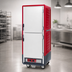 Thumbnail image #3 for Metro C5 3 Series Insulation Armour Full Height Mobile Combination Heated Holding and Proofing Cabinet with Dutch Solid Doors and Lip Load Slides