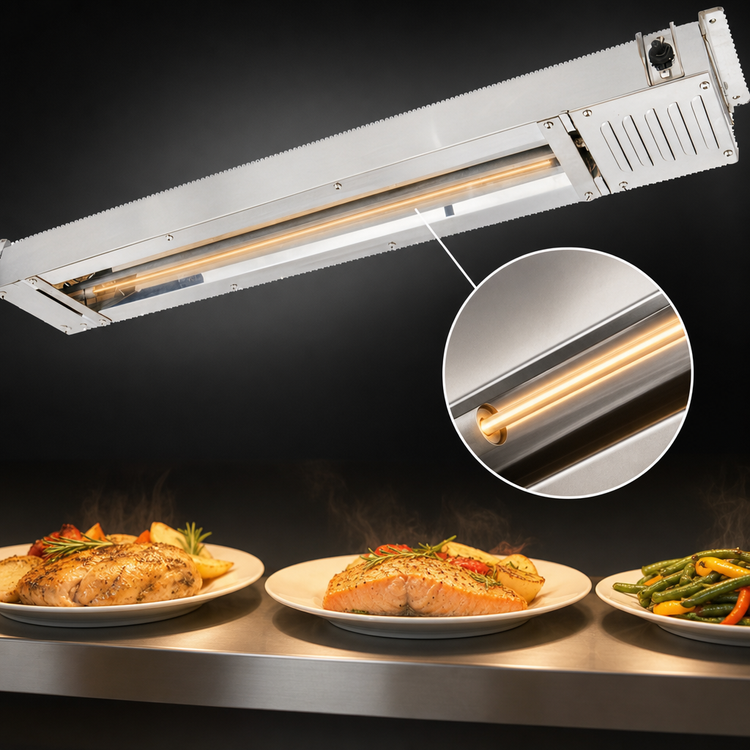Product image #3 for Sapphire SE-SH36 36-Inch Electric Unlighted Strip Warmer