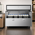 Thumbnail image #3 for Atosa AMC-5801 Single-Sided Forced-Air Refrigerated Milk Cooler, 16-Crate Capacity, Stainless Steel