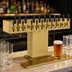 Thumbnail image #3 for Wide Base Tee Draft Beer Tower, 12 Faucets, Countertop, Glycol-Cooled, Tarnish-Free Brass Finish