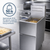 Thumbnail image #3 for Serv-Ware SGF-50N 50 lb Natural Gas Deep Fryer