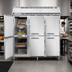 Thumbnail image #3 for Continental Refrigerator Designer Line DL3WE-PT-HD Three-Section Extra Wide Pass-Thru Heated Holding Cabinet