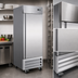 Thumbnail image #3 for Serv-Ware 19 Cu. Ft. 1 Door Reach-In Refrigerator, Bottom-Mounted, Stainless Steel