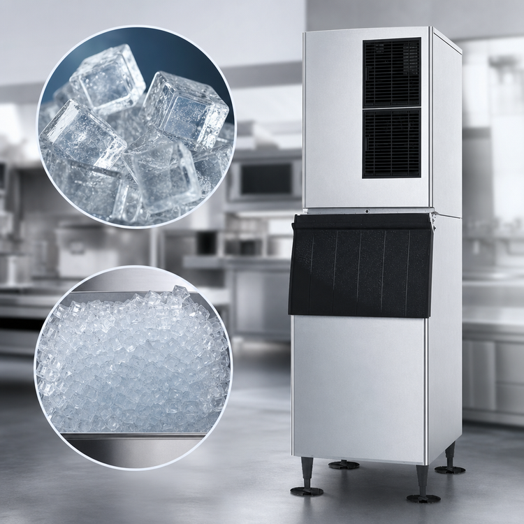 Product image #3 for Hoshizaki KM-901MRJZ 30-Inch Air-Cooled Cube-Style Ice Maker for Remote Condenser, 900 lb/Day