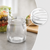 Thumbnail image #3 for American Metalcraft 8.5 oz Clear Glass Mason Jar
