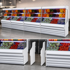 Thumbnail image #3 for Howard-McCray Ovation Series R-OM30E-5L-S-LED 63-Inch Remote Meat Open Merchandiser with LED Lighted Shelves, Stainless Steel