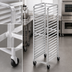Thumbnail image #3 for Channel Manufacturing Economy All-Welded Aluminum Bun Pan Rack with 5-Inch Swivel Casters, 30-Pan Capacity