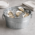 Thumbnail image #3 for American Metalcraft 27 oz. Round Galvanized Tin Cooling Tub with Side Handles
