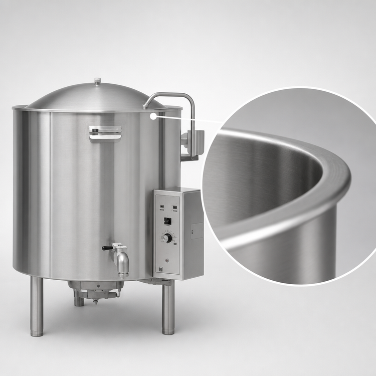 Product image #3 for Legion LGB-60 Stationary 60-Gallon Gas Self-Contained Kettle, 2/3 Jacketed