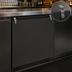 Thumbnail image #3 for Glastender 30-Inch Black Locking Cover for BLD-30 Underbar Equipment