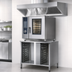 Thumbnail image #3 for RATIONAL US III UltraVent Mobile Oven Stand for SelfCookingCenter 62 and CombiMaster Plus 62, Stainless Steel, 20 Supporting Rails