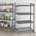 Thumbnail image #3 for Cambro Camshelving Basics Plus 4-Tier Add-On Polymer Shelving Unit, 24