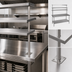 Thumbnail image #3 for Flex-Master 18-Inch Stainless Steel Table-Mount Overshelf Post with Mounting Plate