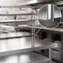 Thumbnail image #3 for Flex-Master 30-Inch Chrome Table-Mount Wire Shelving Post for Overshelves