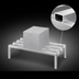 Thumbnail image #3 for Channel Manufacturing Standard Series C-Channel Aluminum Dunnage Rack, 48 x 20 x 12 Inches, 2,500 lb Capacity