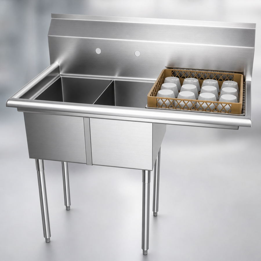 18-Gauge 304 Stainless Steel Top