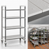 Thumbnail image #3 for Camshelving Elements XTRA 4-Shelf Solid High Density Mobile Starter Unit, 18 x 36 x 70-1/4 Inches, Speckled Gray