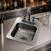 Thumbnail image #3 for Advance Tabco Drop-In Bar Hand Sink with Gooseneck Faucet, 12 x 14 Inch Overall, 9 x 9 x 5 Inch Bowl