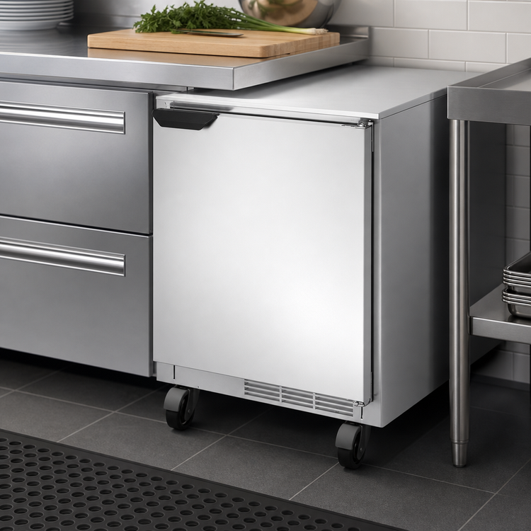 Product image #4 for Beverage-Air UCR27HC 27-Inch One-Section Shallow-Depth Undercounter Refrigerator