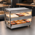 Thumbnail image #3 for Nemco 30-Inch Countertop Dual-Shelf Hot Food Merchandiser with Independent Heat and Light Controls