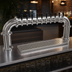 Thumbnail image #3 for Glastender PP-10-SS Pipe Pass-Thru Air-Cooled Countertop Draft Dispensing Tower with 10 Faucets