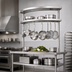 Thumbnail image #3 for Advance Tabco SWT-60 Table-Mounted Semi-Circular Stainless Steel Pot Rack, 60 Inch