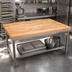 Thumbnail image #3 for John Boos 96 x 48 Inch Edge Grain Laminated Northern Hard Rock Maple Work Table Top