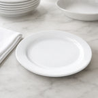 Thumbnail image #4 for Winco Birkhall BPO-1058 Oval Rolled-Edge Porcelain Platter, 10-5/8 x 7-3/8 x 3/4 Inches, White Case of 2