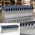 Thumbnail image #3 for Glastender 38-Inch Underbar Glycol-Cooled Draft Dispensing Tower with 12 Stainless Steel Faucets