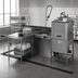 Thumbnail image #3 for Eagle Group Island Soiled Dishtable with Dish Landing Shelf and Pre-Rinse Sink, Right-to-Left Operation