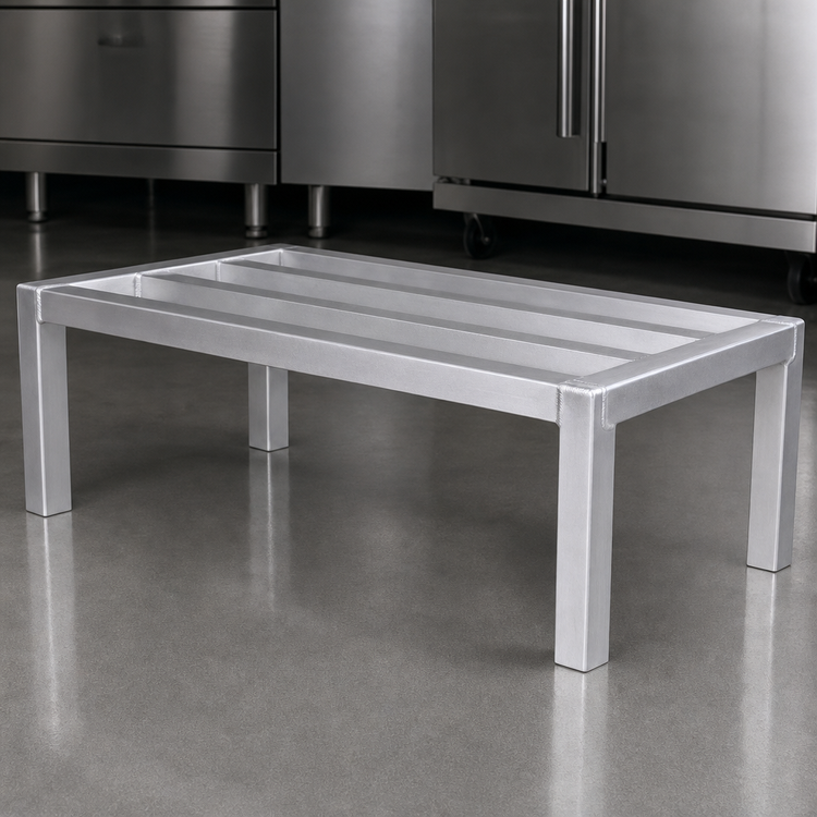 Product image #3 for Serv-Ware Aluminum Dunnage Rack, 48 x 20 x 12 Inches, 2,200 lb Capacity