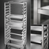 Thumbnail image #3 for Channel Manufacturing 304 Stainless Steel Single-Section Side-Loading No-Lift Oven Rack for 12 Full-Size Pans