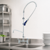 Thumbnail image #3 for T&S Brass EasyInstall Deck-Mount Pre-Rinse Unit with Spring Gooseneck, Add-On Faucet, 8-Inch Adjustable Centers, 0.65 GPM Spray Valve
