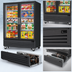 Thumbnail image #3 for Everest Refrigeration EMGF48B Reach-In Glass Door Merchandiser Freezer, 2-Section, 48 Cu. Ft.