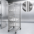 Thumbnail image #3 for Channel Manufacturing Stainless Steel Walk-In Cooler/Freezer End-Load Bun Pan Rack, 3-Inch Spacing, 18-Pan Capacity