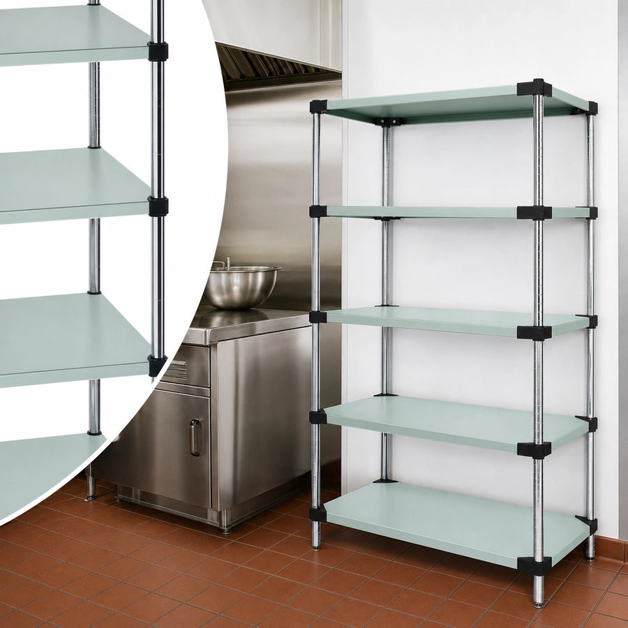 Five Solid Shelves