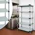 Thumbnail image #3 for Quantum 5-Shelf Solid Stainless Steel Shelving Starter Kit, 48 x 24 x 54 Inches