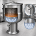 Thumbnail image #3 for Crown DP-100 100 Gallon Direct Steam Stationary Kettle with Pedestal Base