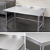 Thumbnail image #3 for Eagle Group Spec-Master 48 Inch x 24 Inch Stainless Steel Work Table with 1-1/2 Inch Rear Upturn