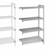 Thumbnail image #4 for Cambro Camshelving Premium 4-Tier Stationary Add-On Shelving Unit, 42 x 24 x 84 Inches, 3 Vented + 1 Solid