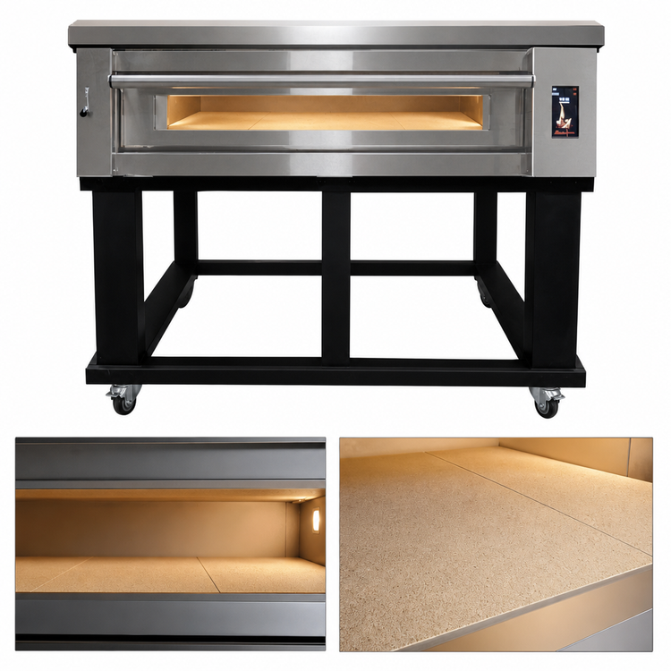 Product image #3 for Marra Forni Single-Deck Electric Deck Oven with 73 x 44 in. MarraStone Cooking Surface