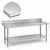 Thumbnail image #3 for Duke 108-Inch x 24-Inch Stainless Steel Work Table with 5-Inch Riser and Galvanized Undershelf