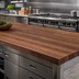 Thumbnail image #3 for John Boos Boos Block American Black Walnut Edge Grain Kitchen Countertop, 84 x 27 x 2-1/4 Inches, Varnique Finish