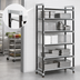 Thumbnail image #3 for Cambro Camshelving Elements XTRA High Density Top Rail Stationary Starter Shelving Unit, 21 x 36 x 81 Inches, 5-Tier