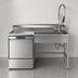 Thumbnail image #3 for Spec-Master Left-Hand Undercounter Dish Table with Integrated Pre-Rinse Sink