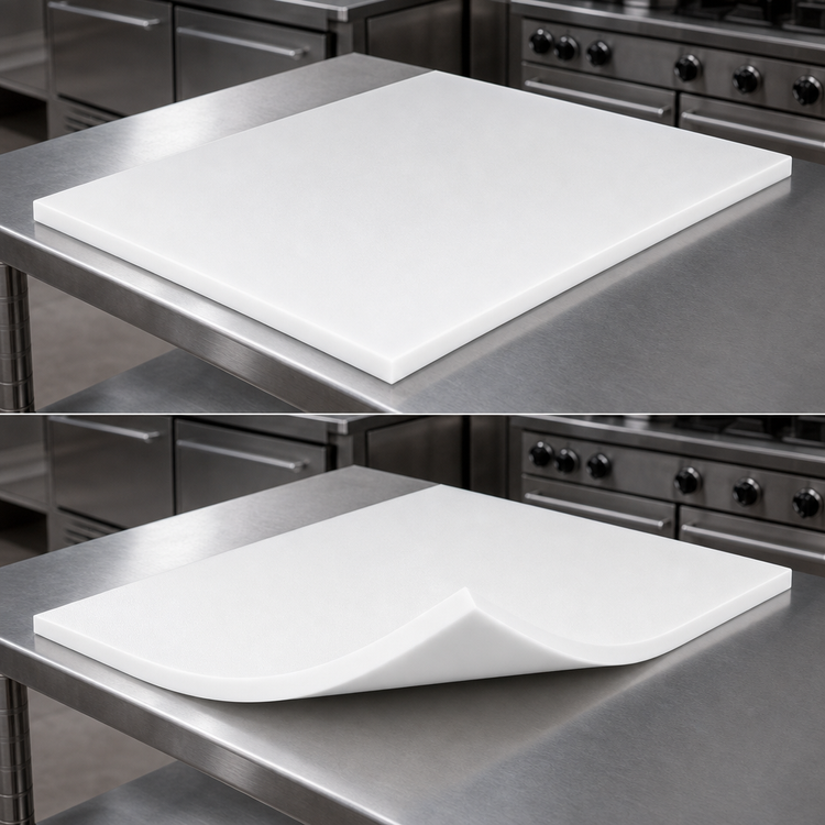 Product image #3 for John Boos 60-Inch x 36-Inch x 1/2-Inch Reversible Poly Replacement Work Table Top