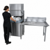 Thumbnail image #3 for Advance Tabco Right-Side Clean Straight Dish Table with 10-1/2 In. Backsplash, 95 x 30 In., 14/304 Stainless Steel