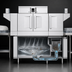 Thumbnail image #3 for Hobart Single-Tank Conveyor Dishwasher, 245 Racks/Hour, High/Low Temp Convertible